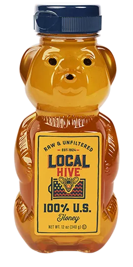 Local Hive Local Hive™ 100% U.S. Raw & Unfiltered Honey Bear — product image