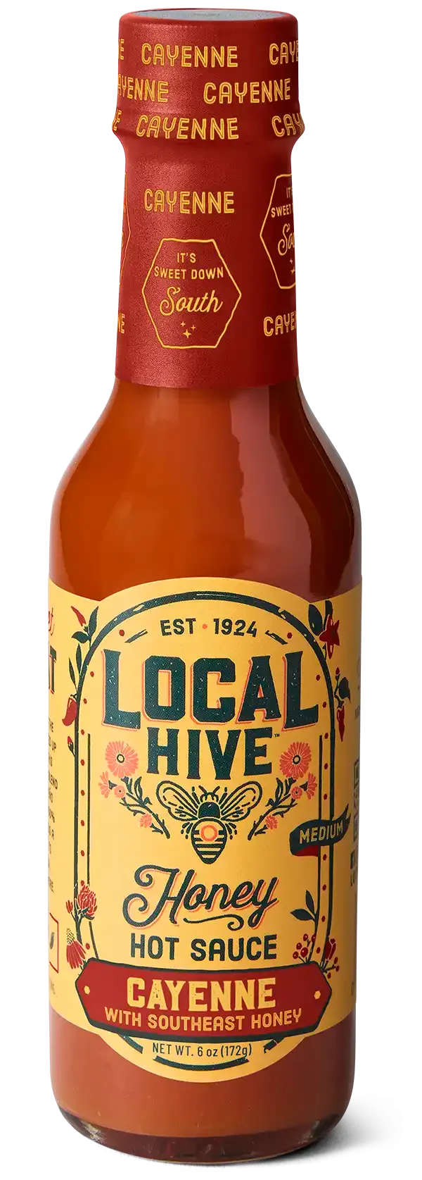 Local Hive Cayenne Honey Hot Sauce bottle