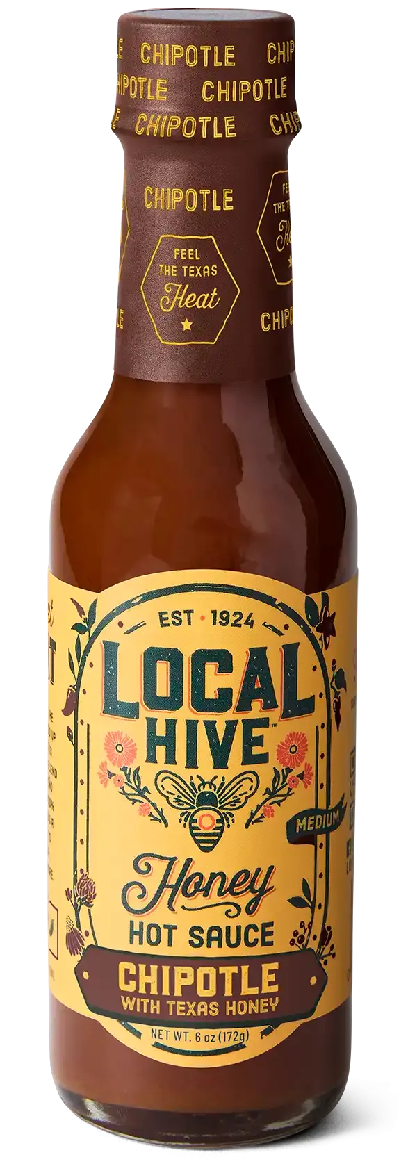 Local Hive Chipotle Honey Hot Sauce bottle