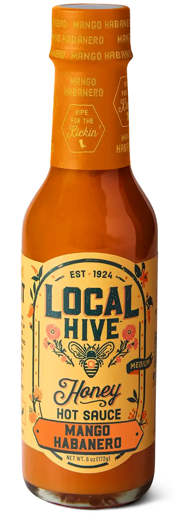 Local Hive Mango Habanero Honey Hot Sauce bottle